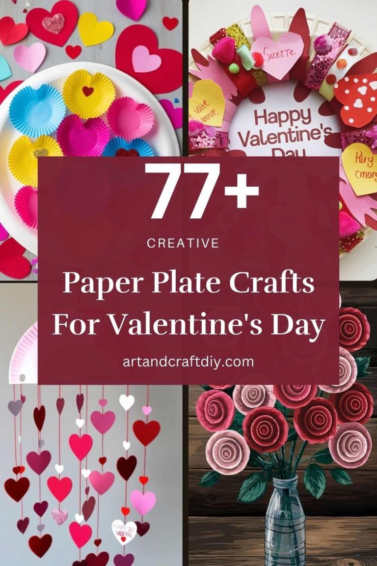77+ Creative Paper Plate Crafts For Valentine's Day - DIY Art and ...