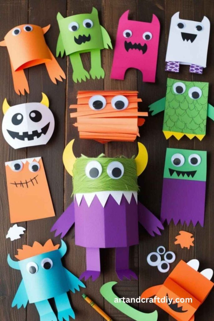 Paper Squish Monster Craft