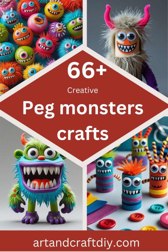 Peg monsters crafts