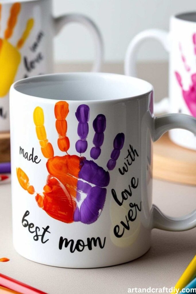 Personalized Handprint Mug