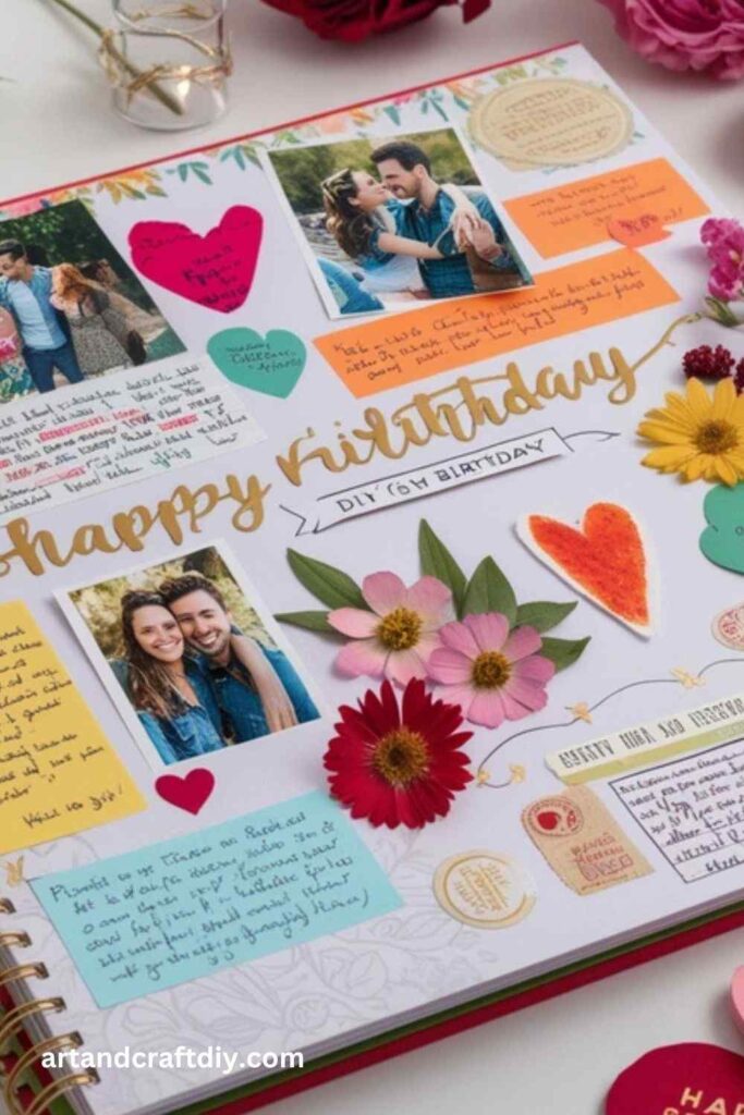 Personalized Scrapbook of Memories