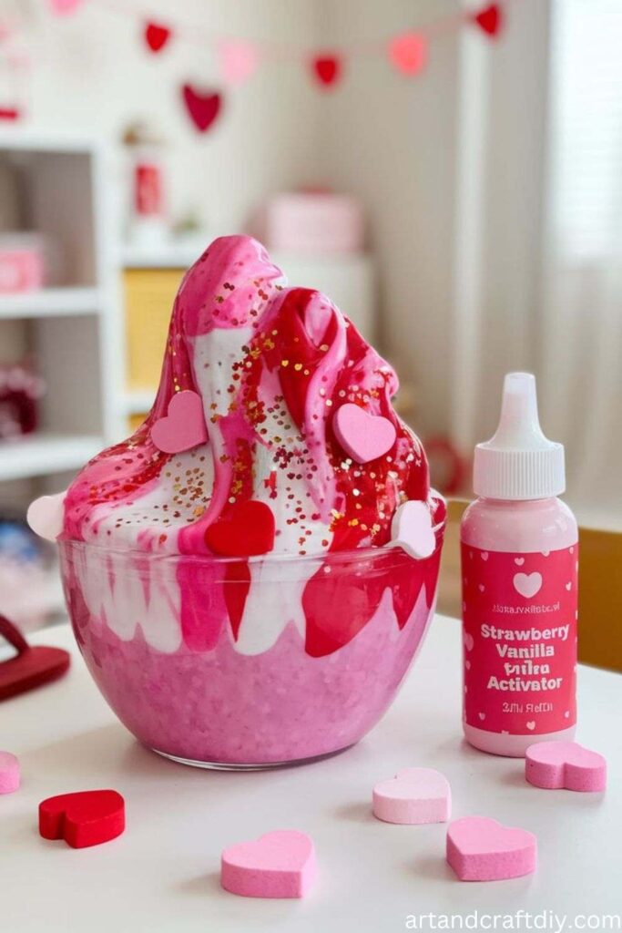 Personalized Valentine’s Day Slime