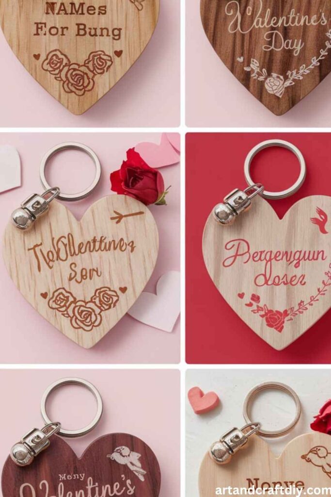 Personalized Wooden Keychains