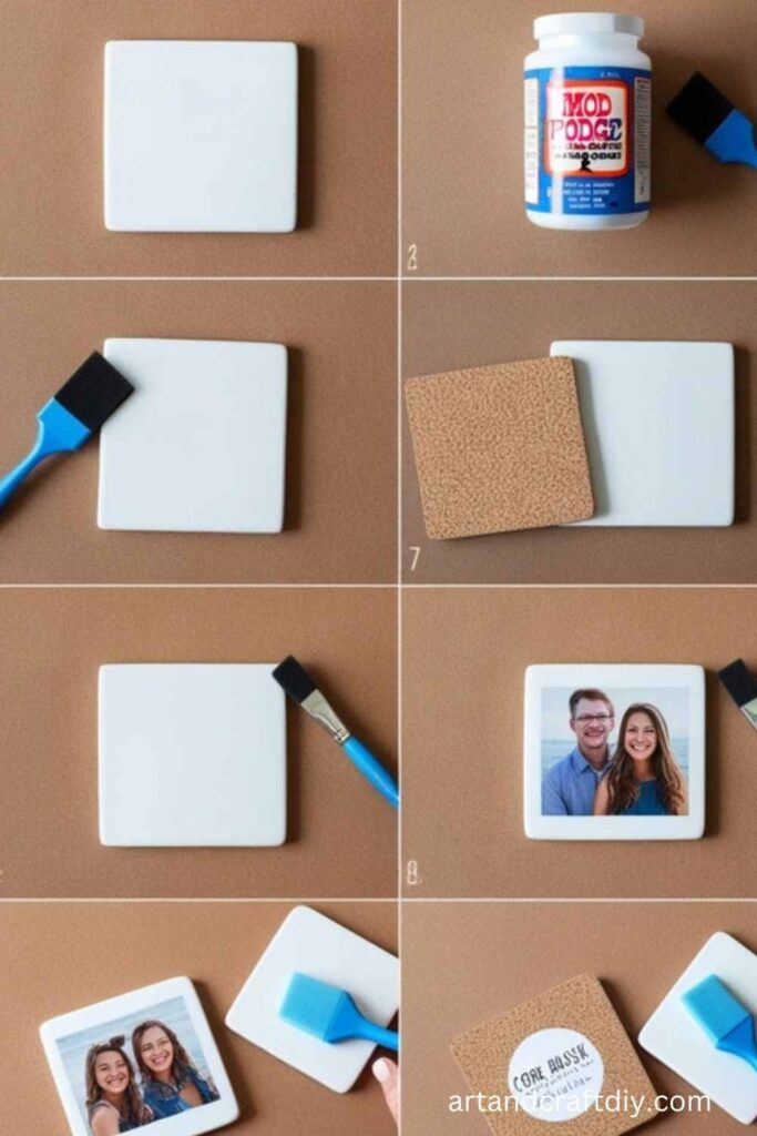 Photo Coasters DIY