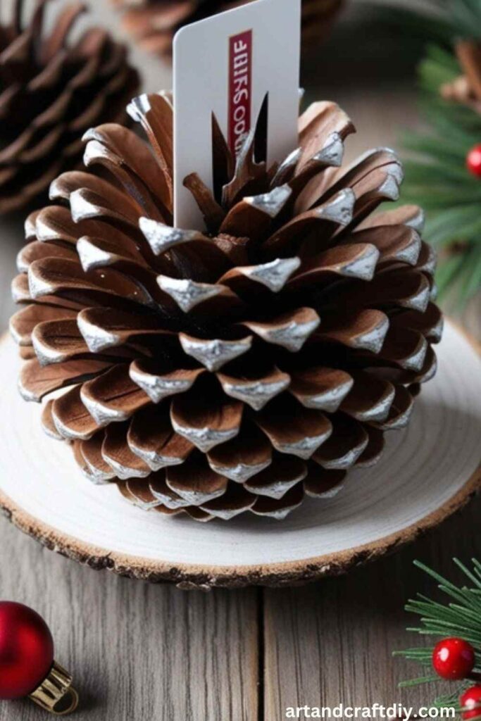 Pinecone Gift Card Holder