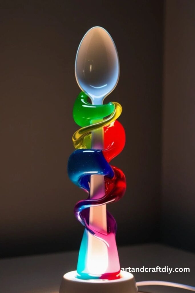 Plastic Spoon Lava Lamp