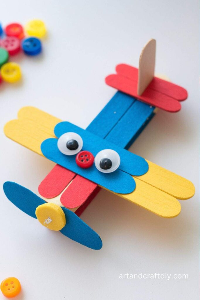 Popsicle Stick Airplanes