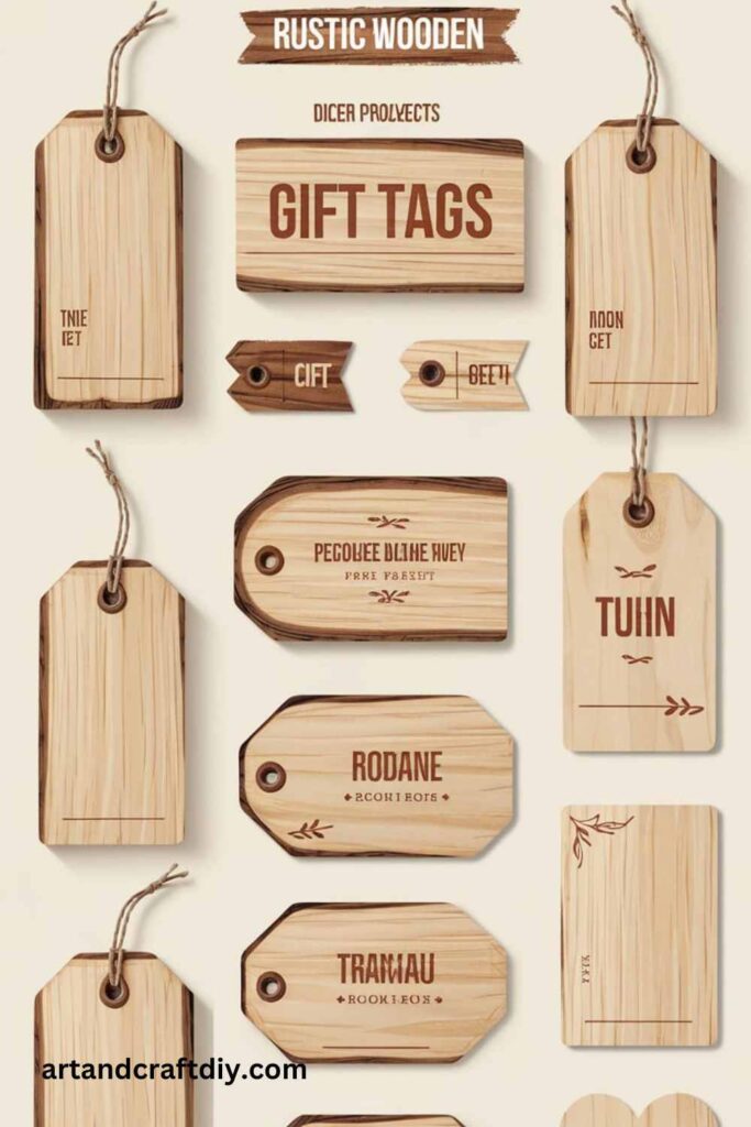 Rustic Wooden Gift Tags