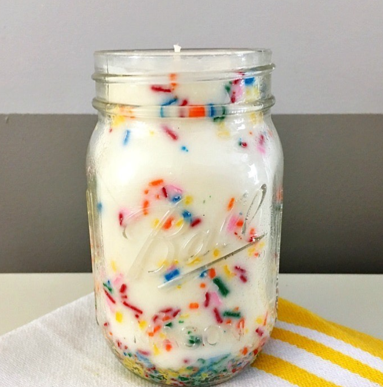 Scented Candle in a Mason Jar
