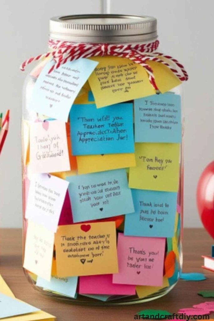 Teacher Appreciation Jar