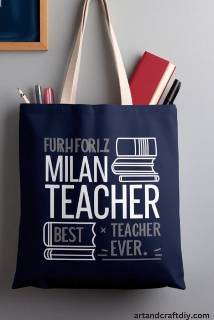 Teacher Personalized Tote Bag