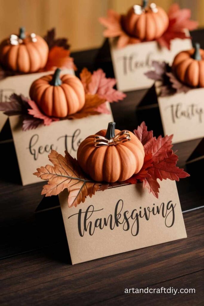 Thanksgiving Place Cards Craft