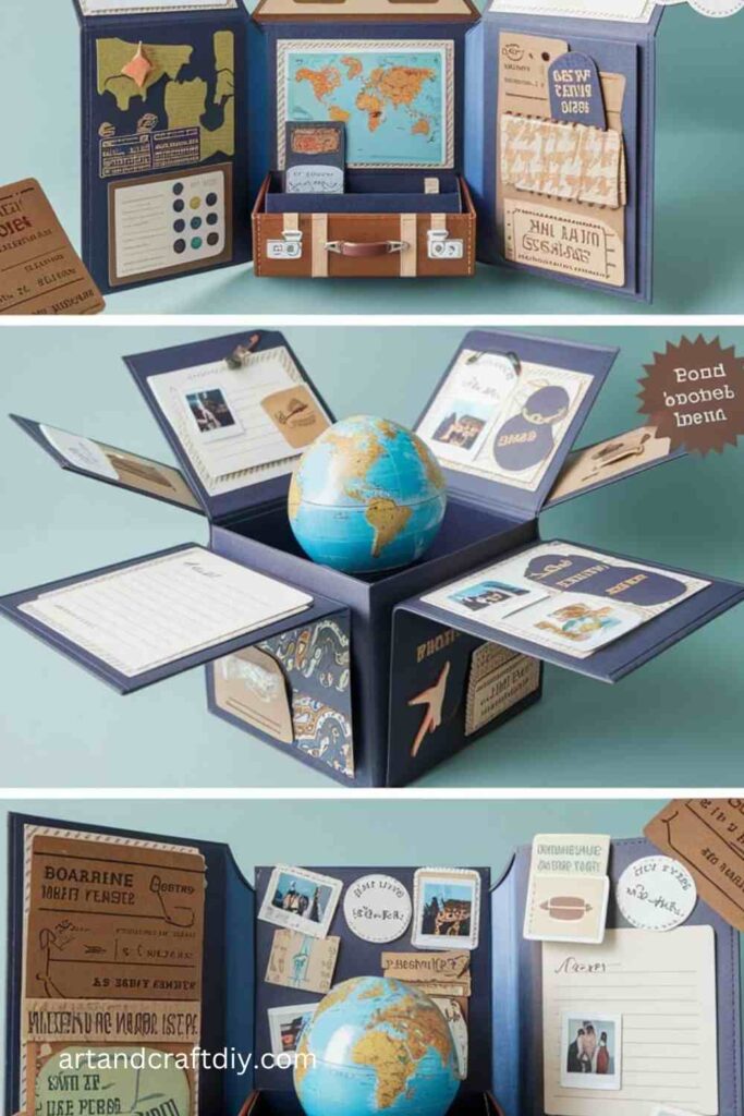 Travel Themed Explosion Box