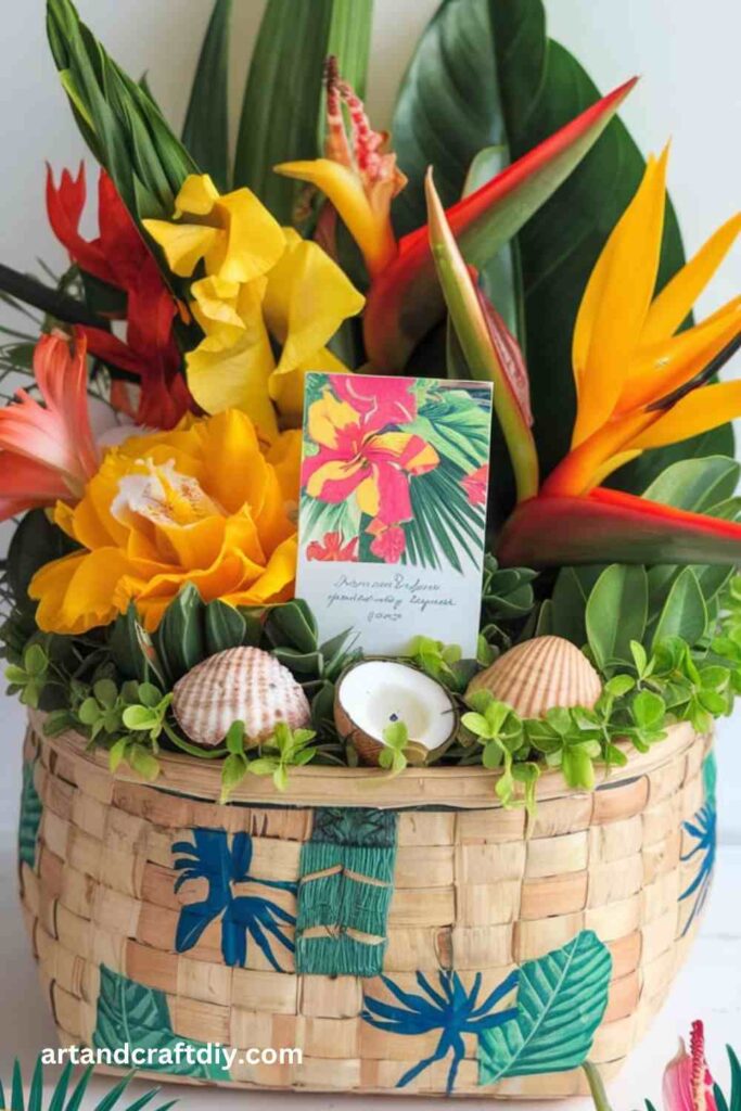 Tropical Paradise Basket