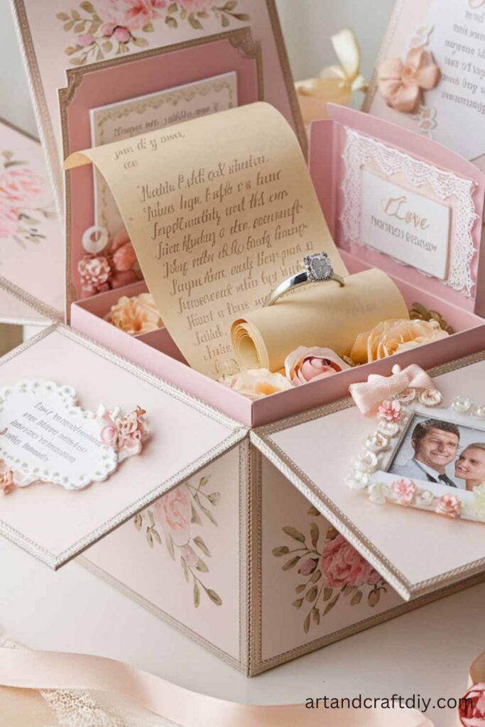 Wedding Proposal Explosion Box