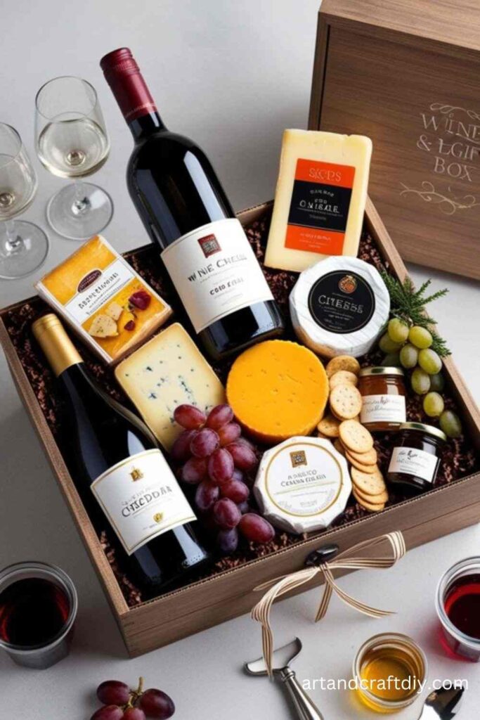 Wine and Cheese Box