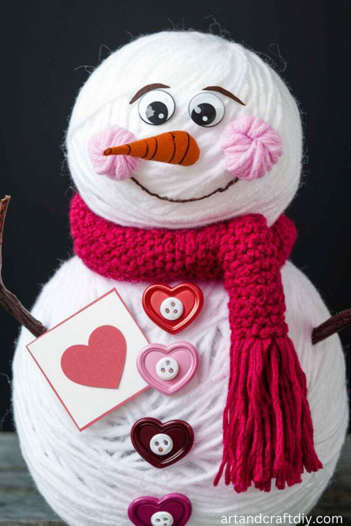 Yarn Snowman