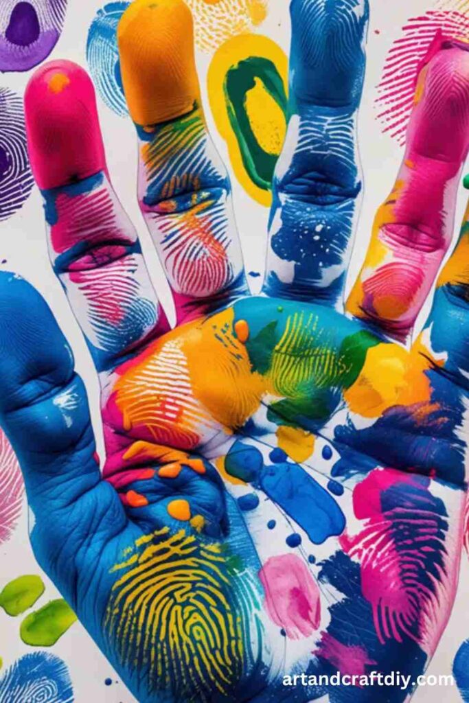 Abstract Fingerprint Art