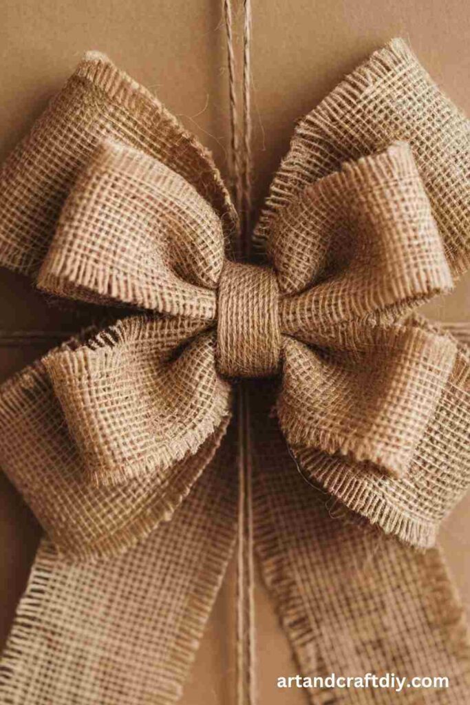 Burlap Bow
