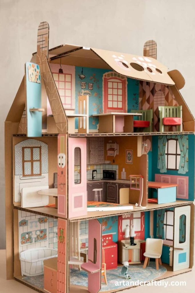 Cardboard Dollhouse