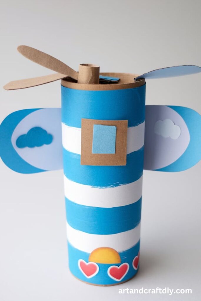 Cardboard Tube Airplane