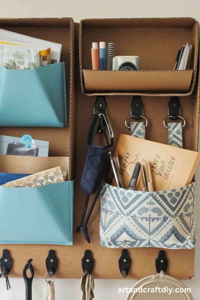 Cardboard Wall Organizer