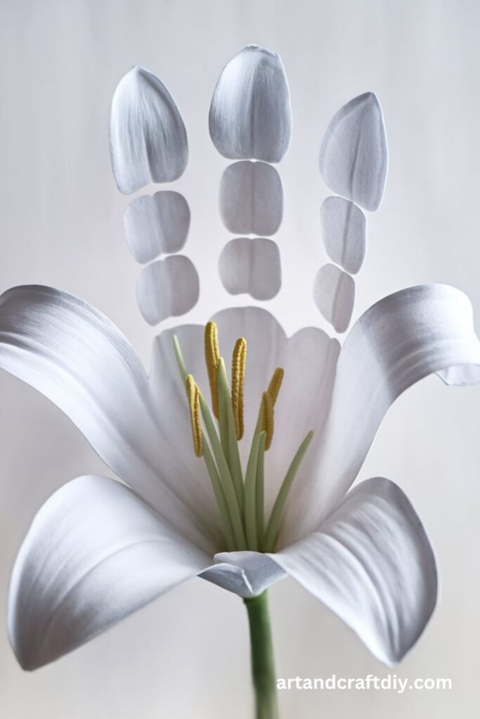 Classic White Handprint Lily