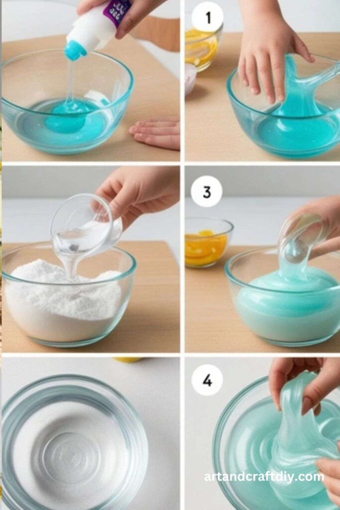 Clear Shaving Cream Slime