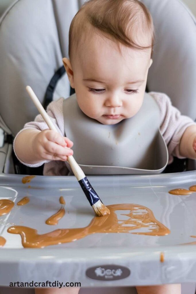 Colored Applesauce Paint