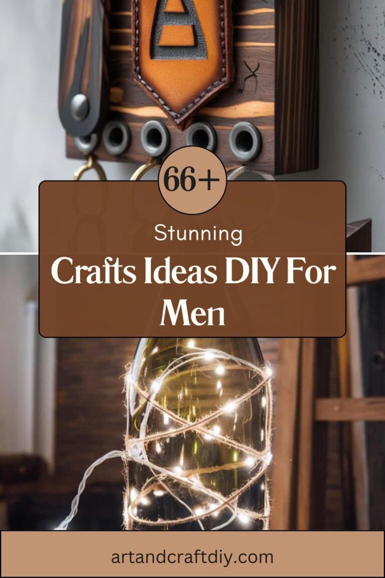 66+ Stunning Crafts Ideas DIY For Men - DIY Art and Crafts Ideas For ...