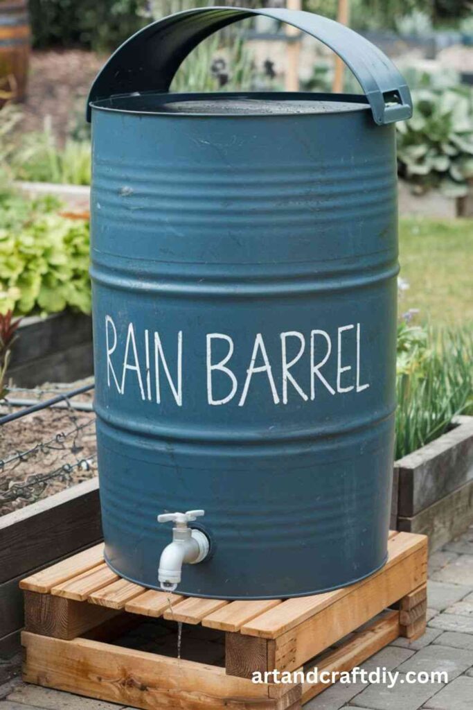 DIY Rain Barrel for Water Conservation