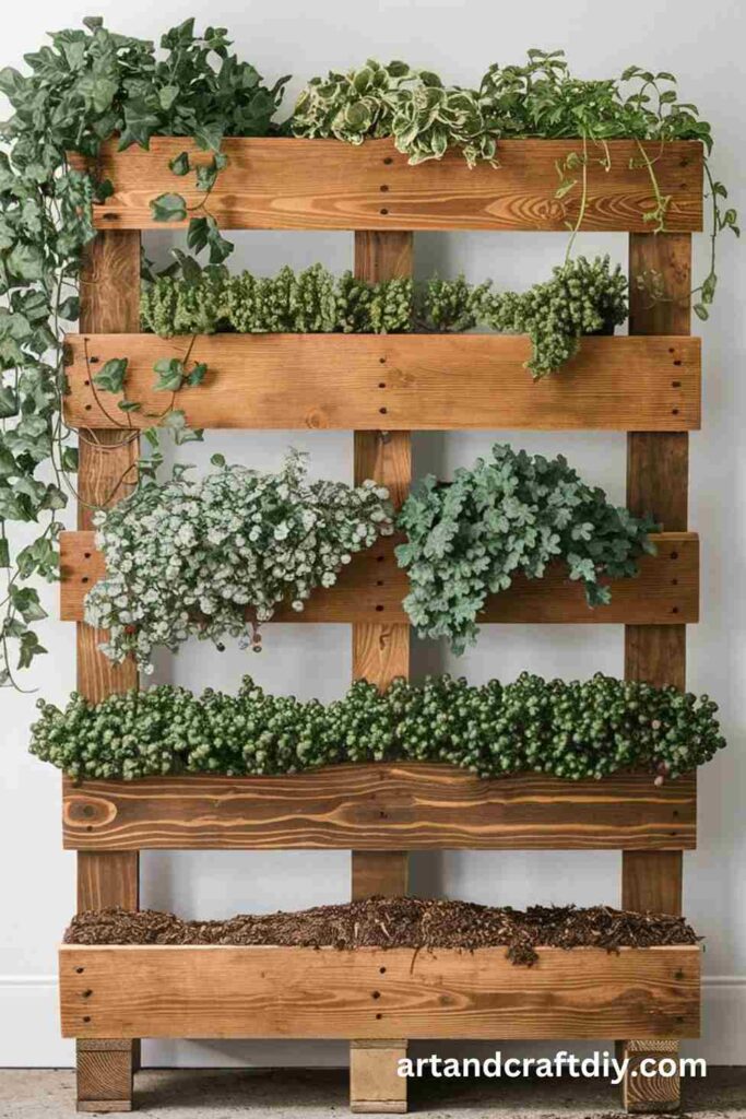 DIY Vertical Pallet Garden