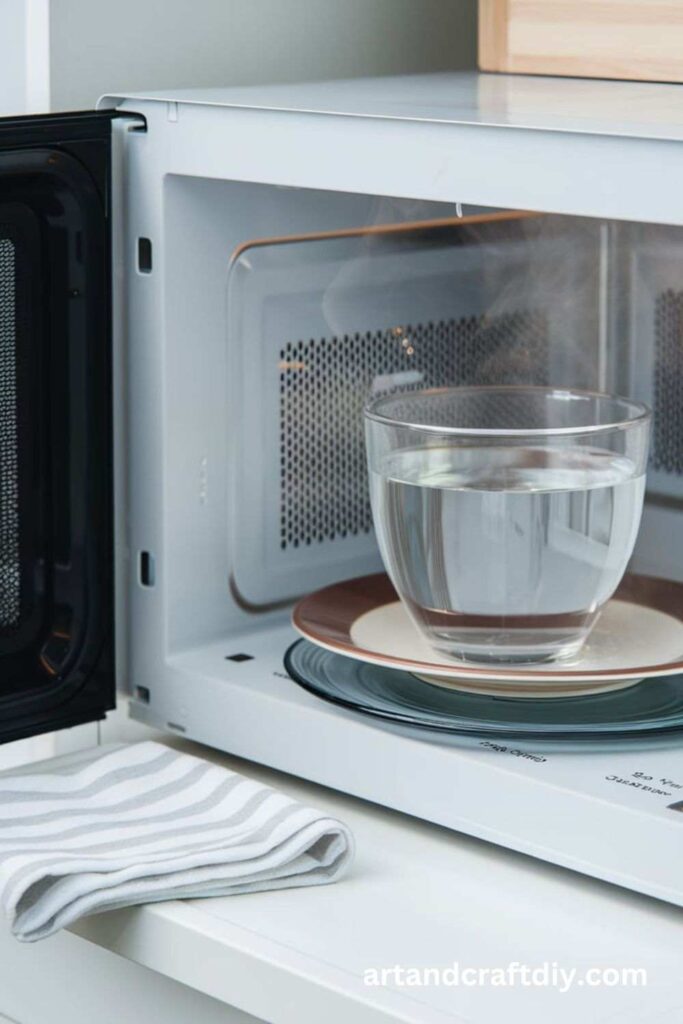 Deep Clean the Microwave with Vinegar and Steam