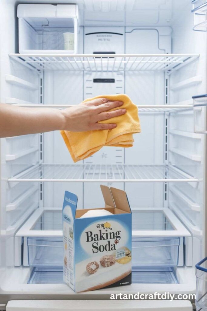Deodorize and Clean the Fridge with Baking Soda