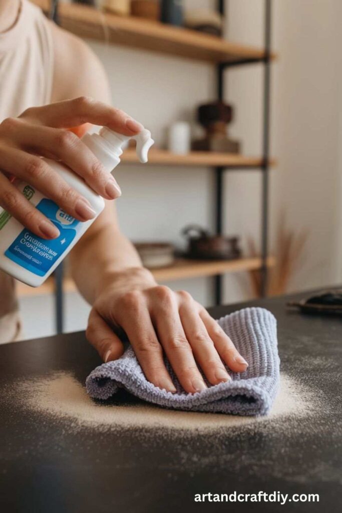 Dust with a Cleaning Gel