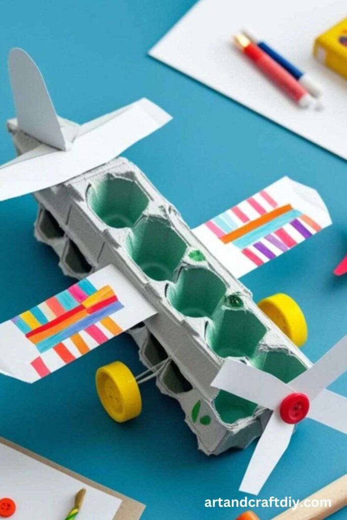 Egg Carton Airplane