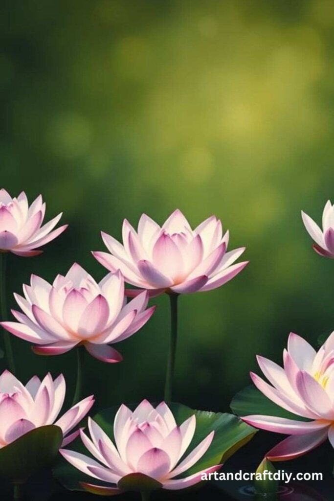 Floating Lotus Blossoms
