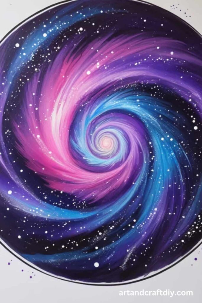 Galaxy Circle Art