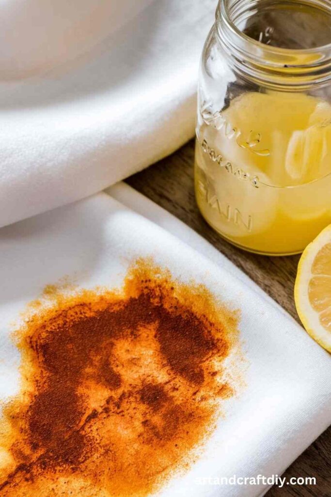 Lemon Juice for Rust Stains