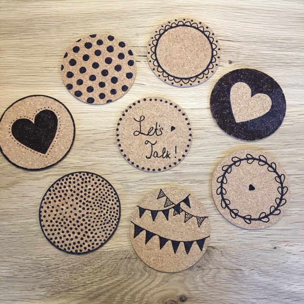 Minimalist Clay Coasters