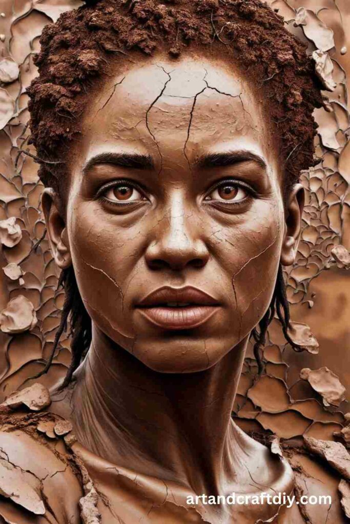 Mud Portrait Painting