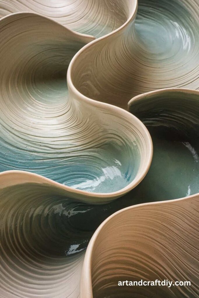 Ocean Wave Napkin Bowl