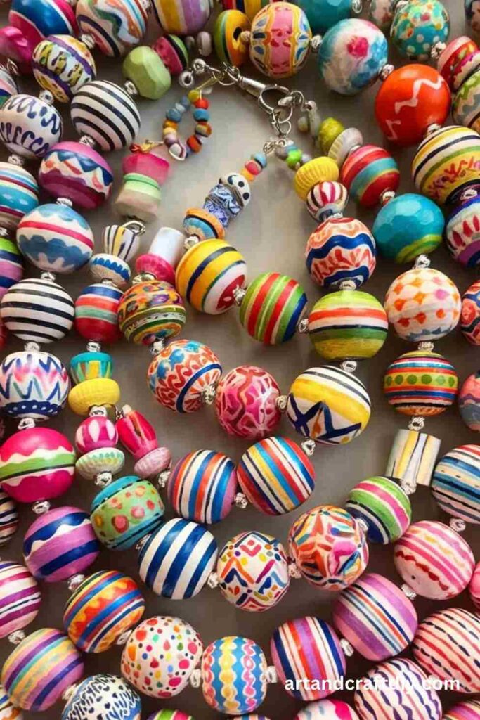 Paper Bead Necklace