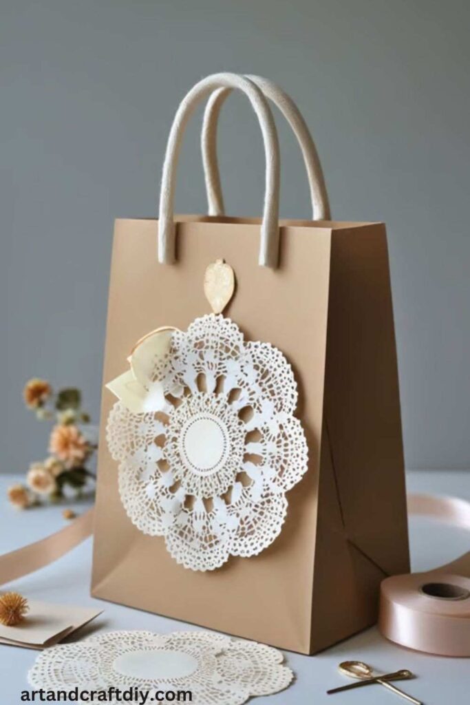 Paper Doily Gift Bag