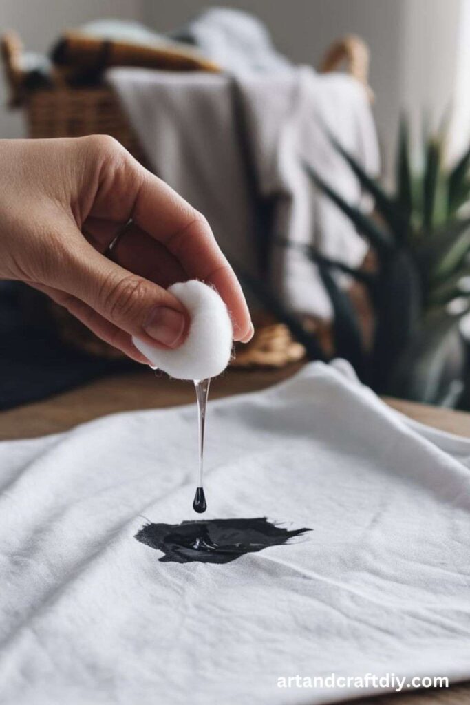 Rubbing Alcohol for Ink Stains