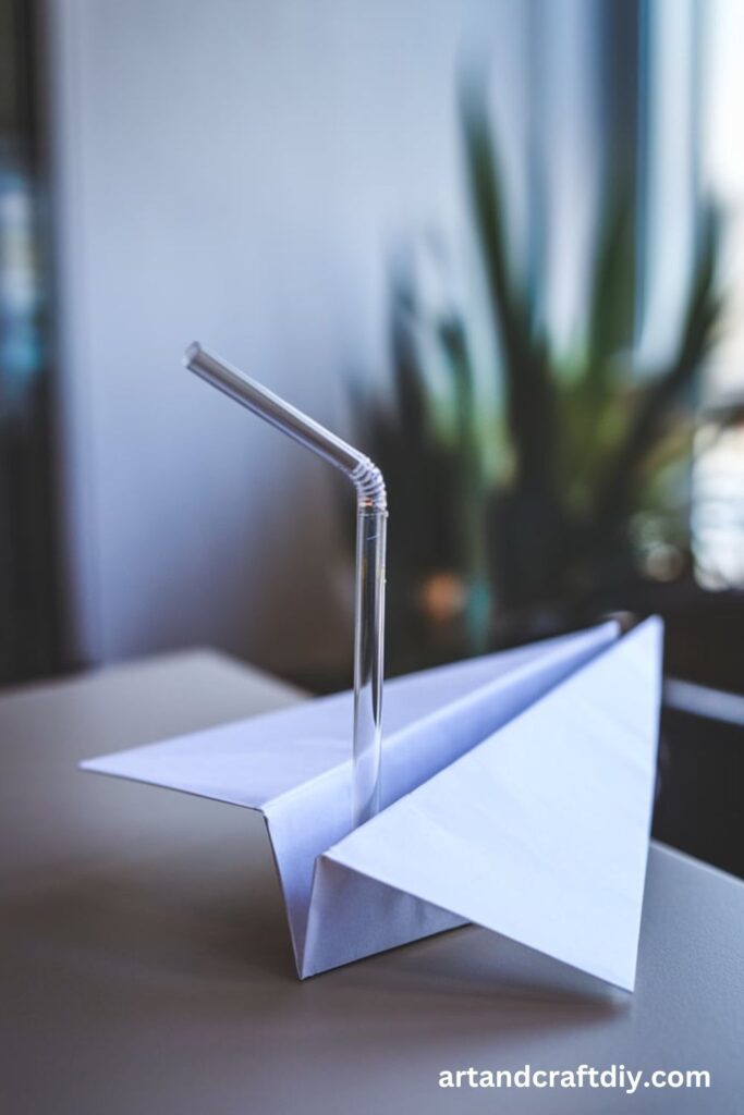 Straw and Paper Airplane