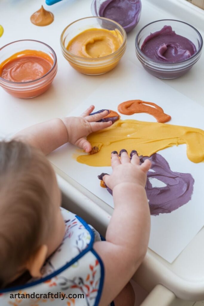 Sweet Potato Sensory Art