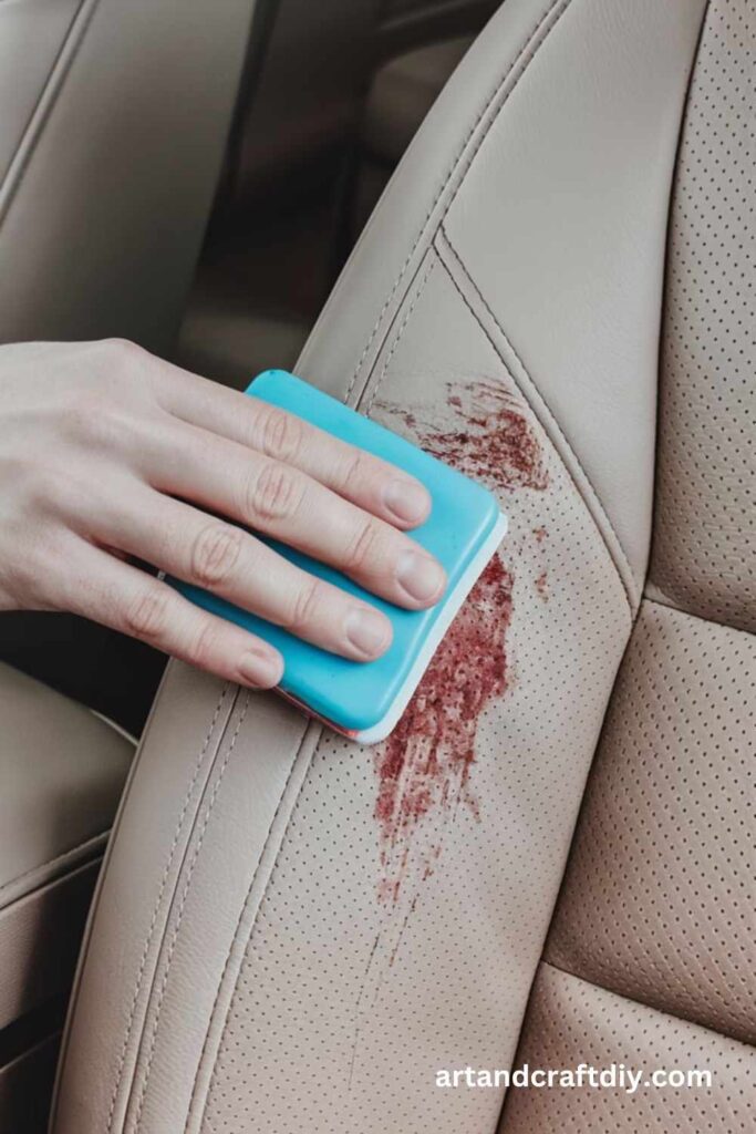 Use a Magic Eraser for Stubborn Interior Stains