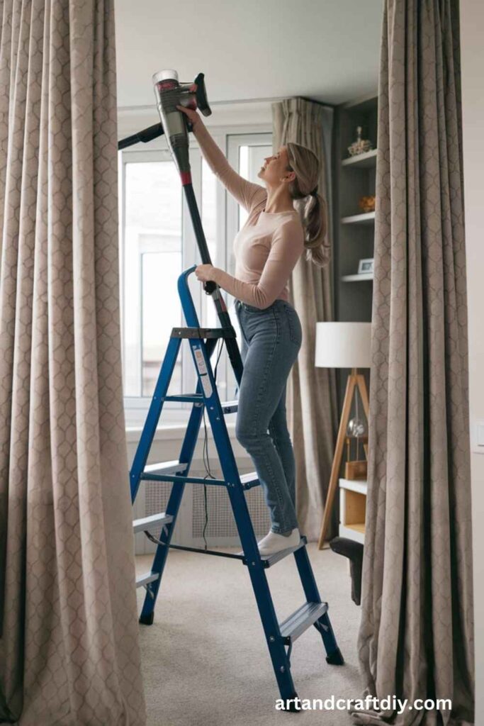 Vacuum Your Curtains
