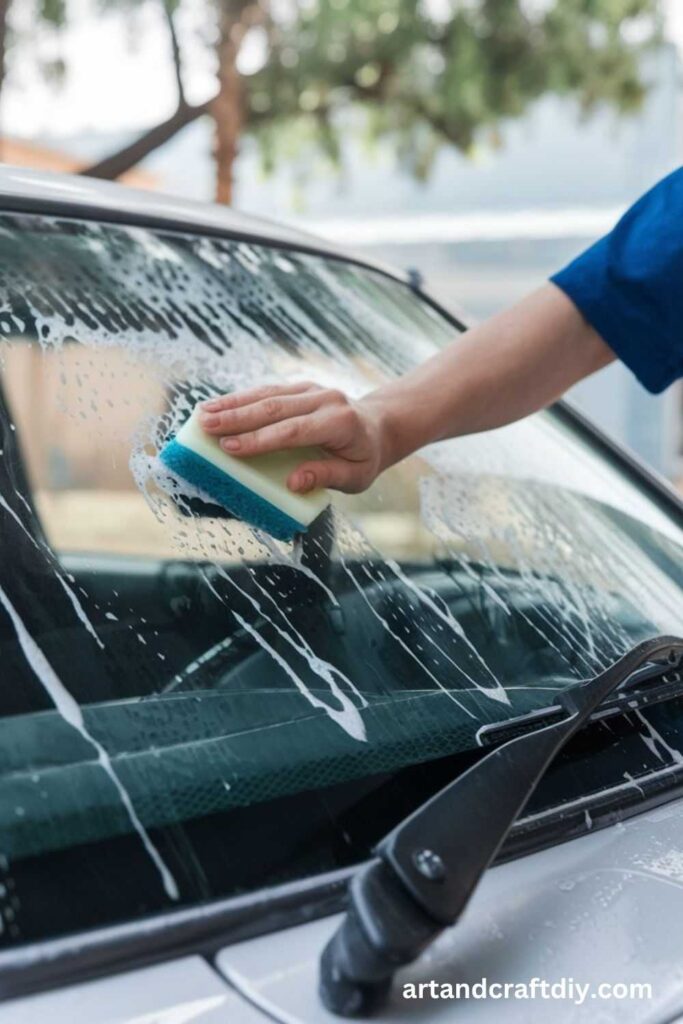 Wash Car Windows